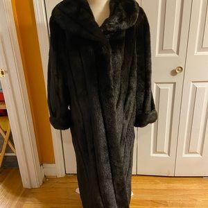 Terry Lewis Classic Luxuries Faux Fur Coat, NWT